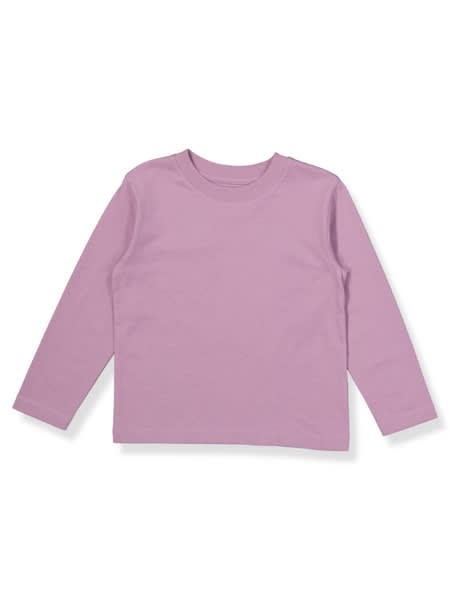 Toddler Girl Australian Cotton Plain Long Sleeve Tshirt