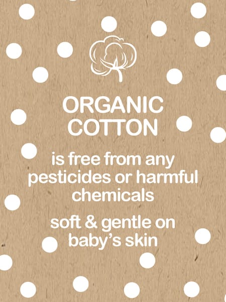 Baby Organic Cotton 2 Way Zip Romper