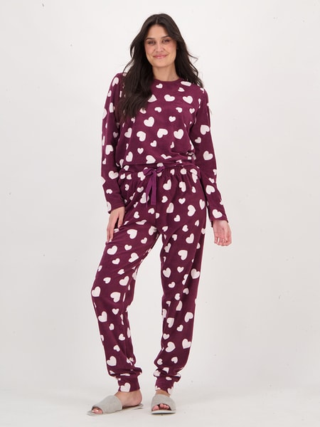 Womens Microfleece Pyjama Set