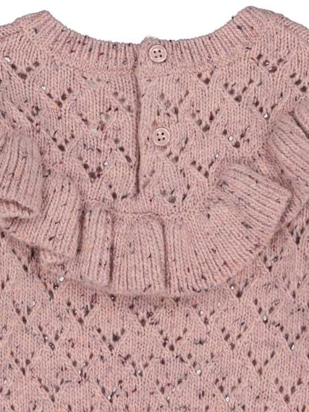 Baby Knitted Jumper With Ruffles