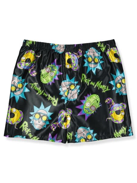 By Satin Boxer Short Rick And Morty