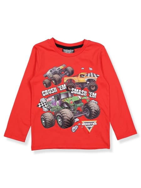 Multi colour Monster Jam Kids T-Shirt