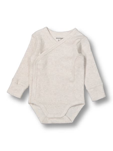 Baby Cotton Rib Long Sleeve Bodysuit By Erin