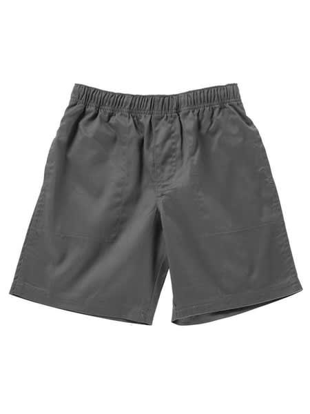 Kids Drill School Shorts - Grey