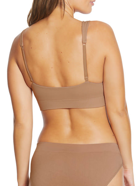 Clio Bamboo Rib Push Up Moulded Bralette