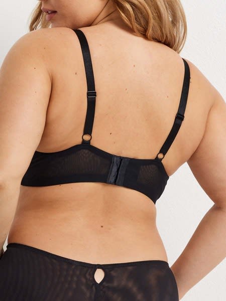 Kayser Women's Black Bras - Total Comfort Wire Free Bra - Size One