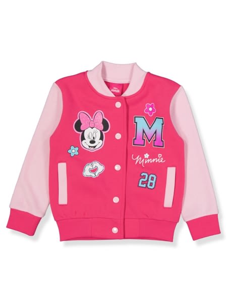 Kids Minnie Mouse Varsity Jacket