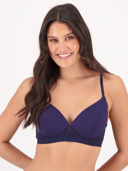 Lily Ribbed Wirefree T-Shirt Bra