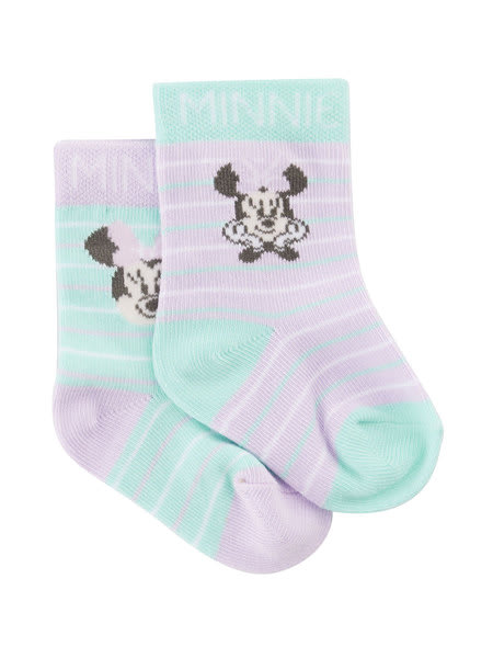 Baby Disney 2 Pack Minnie Mouse Socks