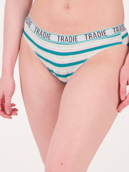 Tradie Lady underwear ~ Ladies Underwear ~ Tradie Lady Rib Boyleg