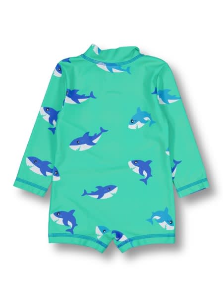 Medium green Baby Long Sleeve Printed Swimsuit | Best&Less™ Online