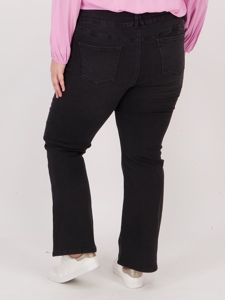 Black Womens Plus Size Bootcut Jean