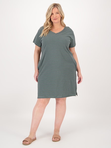 Womens Plus Size Cotton Jersey T-Shirt Dress