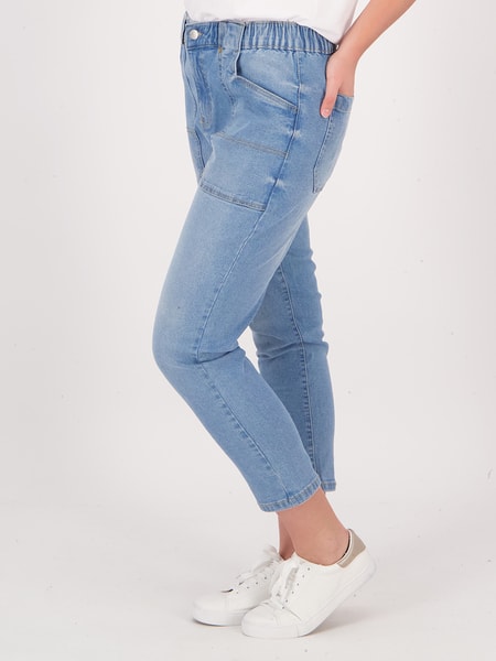 Womens Patch Pocket Jean