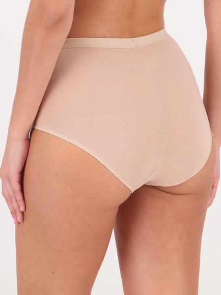Beige Bethany Mid Waist Shaping Brief