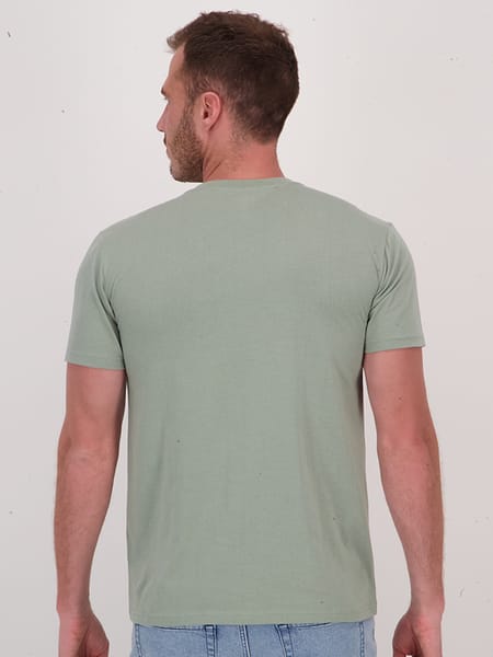 Medium green Mens Short Sleeve Australian Cotton V Neck T-Shirt | Best ...