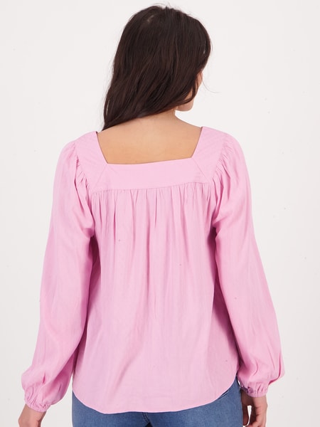 Light pink Womens Square Neck Blouse | Best&Less™ Online