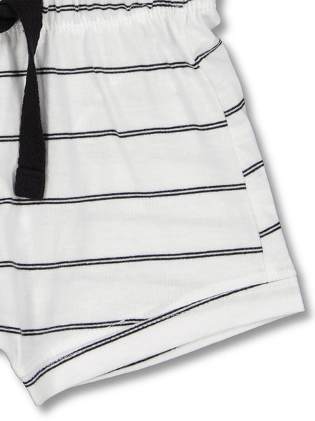 White Baby Stripe Shorts | Best&Less™ Online
