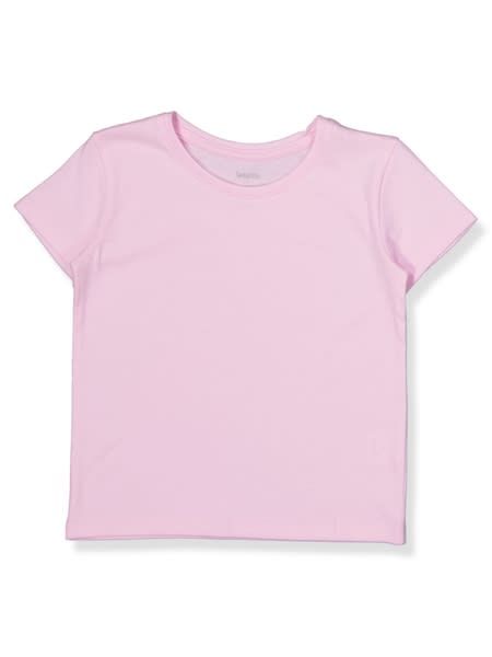 Toddler Girl Plain Short Sleeve Tshirt