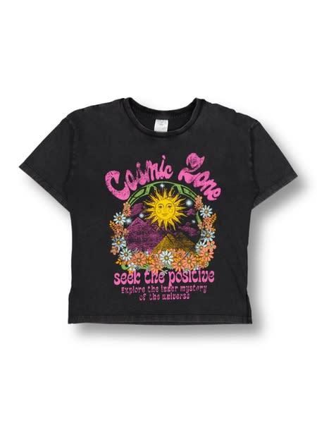 Girls Acid Wash T-Shirt