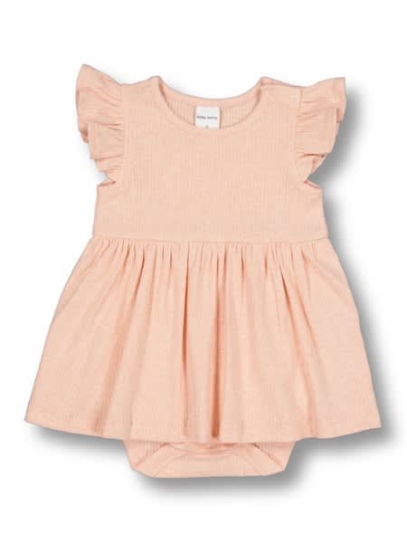 Light orange Baby Rib Romper Dress | Best&Less™ Online