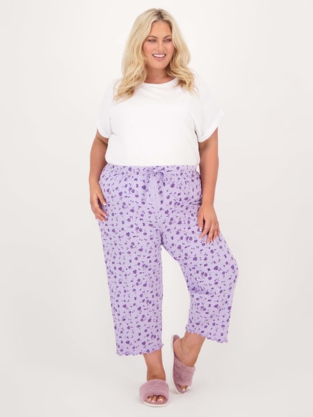 Medium purple Women 3/4 Sleep Pant | Best&Less™ Online