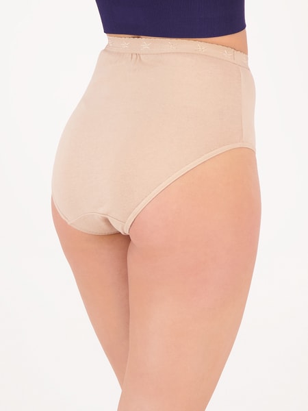 Neutral Full Brief Cotton 2 Pack