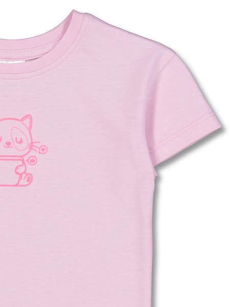 Toddler Girls One Colour Print Tshirt
