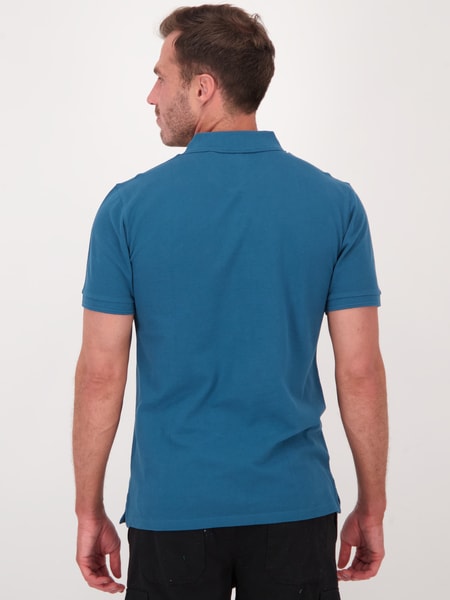Dark blue Mens Australian Cotton Short Sleeve Polo | Best&Less™ Online