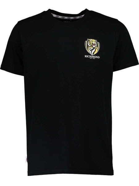 Black Richmond Tigers AFL Adult T-Shirt | Best&Less™ Online