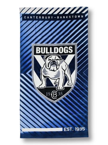 Bulldogs NRL Beach Towel