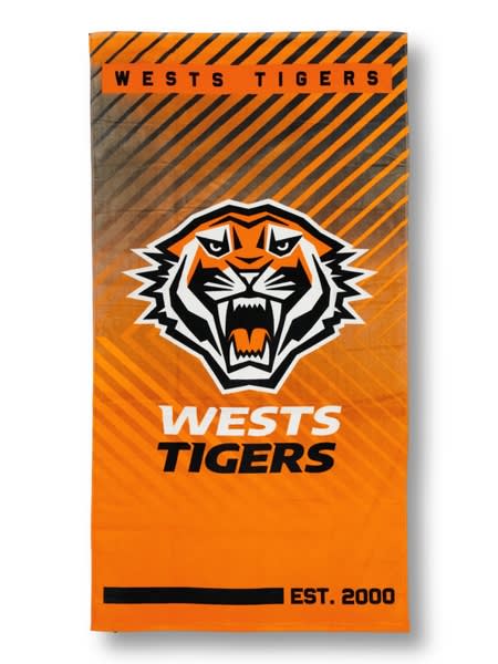 Wests Tigers NRL Beach Towel