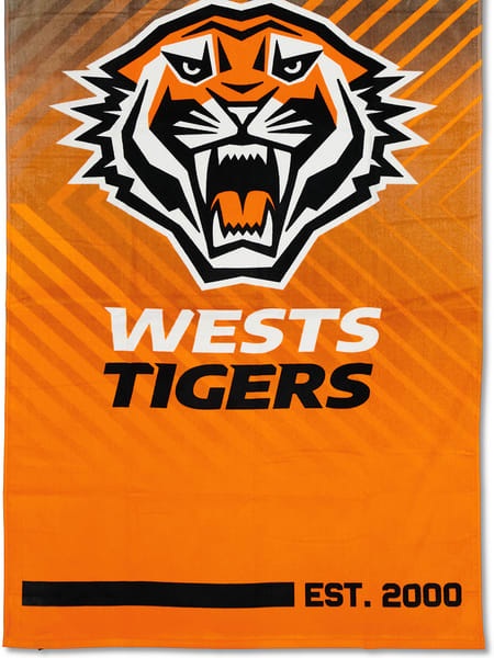 Wests Tigers NRL Beach Towel