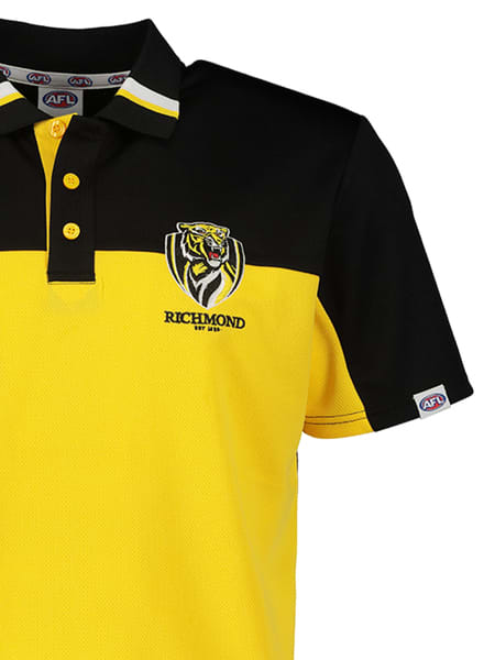 Richmond Tigers AFL Adult Polo