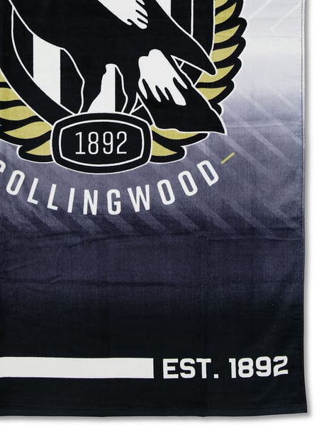 Collingwood AFL Beach Towel