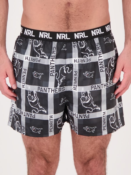 Panthers NRL Adult Boxer Shorts
