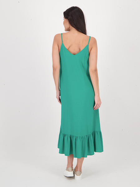 Bright green Womens Slip Dress With Frill | Best&Less™ Online