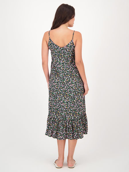 Womens Slip Dress With Frill