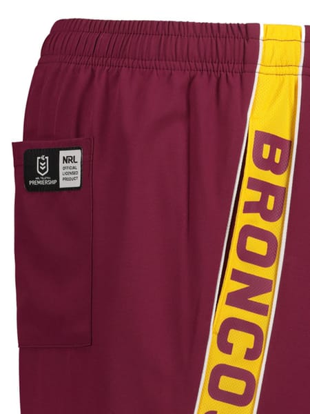 Broncos NRL Adult Training Shorts