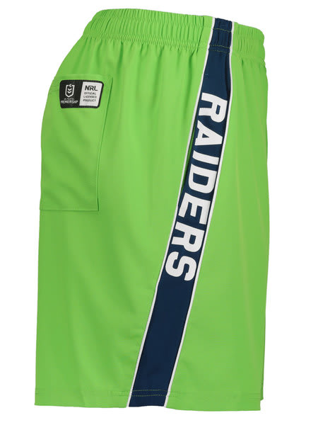 Raiders NRL Adult Training Shorts