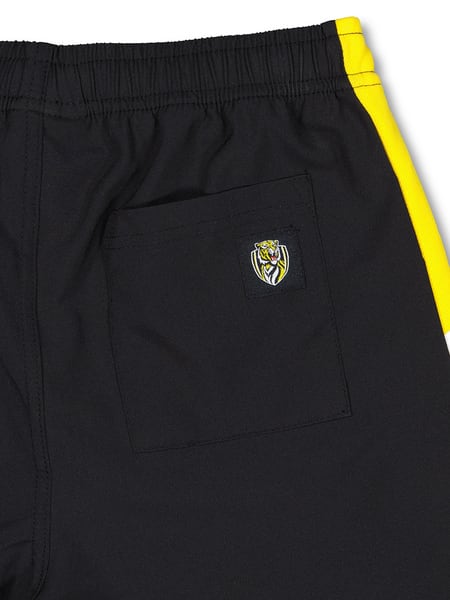 Black Richmond Tigers AFL Youth Training Shorts | Best&Less™ Online
