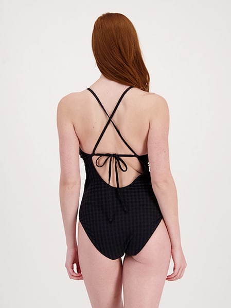 ARENA WOMEN'S CLIO SQUARED BACK ONE-PIECE SWIMSUIT - BLACK