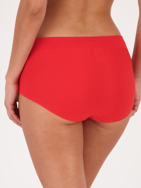 Women's Red Plus Size 8-22 Woman's Hipster Boyleg Lace Stretch Brief  Underwear