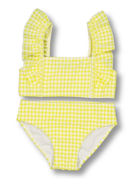 Bright yellow Toddler Girl Frill Bikini | Best&Less™ Online