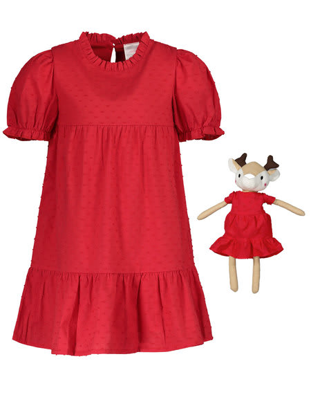 Toddler Girl Me And My Reindeer Dress