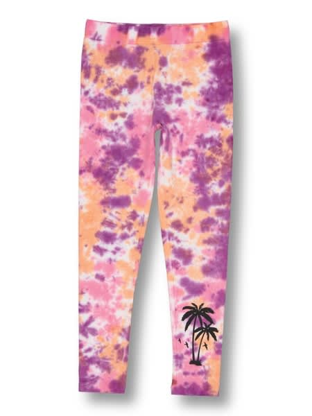 Medium purple Girls Tie Dye Print Legging | Best&Less™ Online