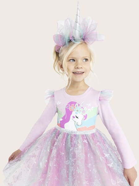 Toddler Girl Unicorn Dress
