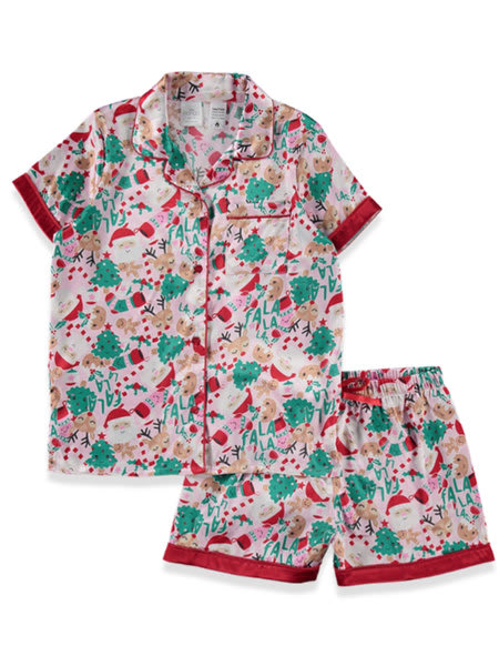 Girls Satin Pyjama Set