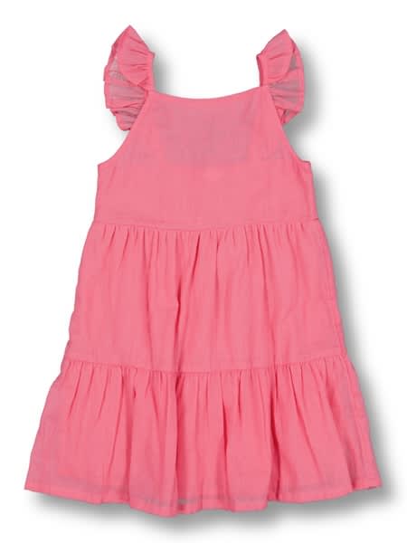 Bright pink Toddler Girl Strappy Frill Dress | Best&Less™ Online