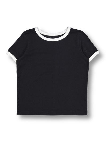 Black Girls Ringer T-Shirt | Best&Less™ Online